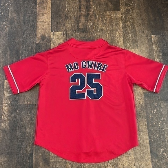 CARDINALS Jersey Size Medium McGwire #25 MLB - Picture 9 of 13